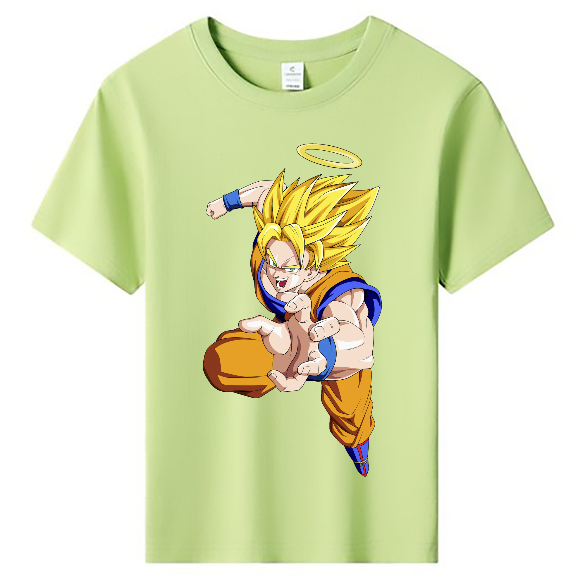 （画像用） ドラゴンボール 孫悟空（そん ごくう）Son Goku カカロット DRAGON BALL Kakarotto 綿100％キッズTシャツ（フロントプリント）